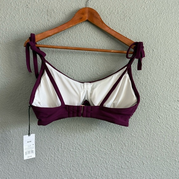 Shade & Shore Bikini‎ Top Size 38 DD NWT Shoulder Ties - Picture 2 of 3